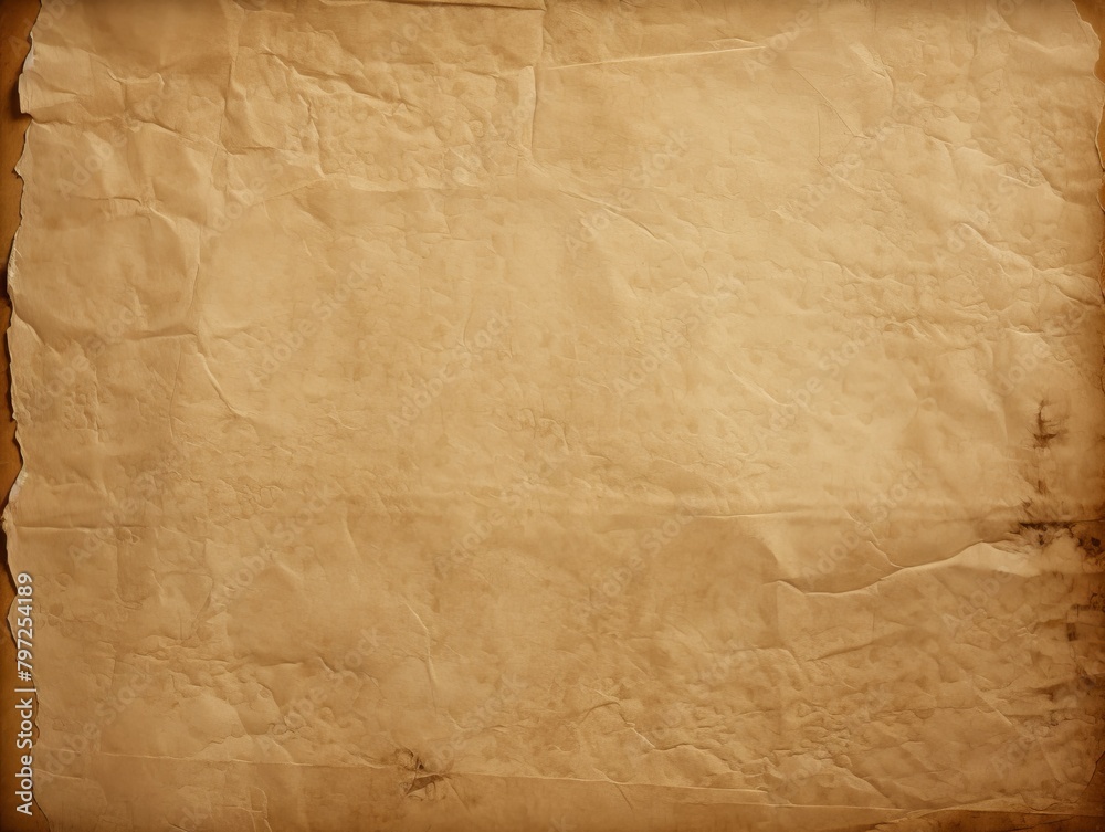 Vintage blank parchment paper texture background
