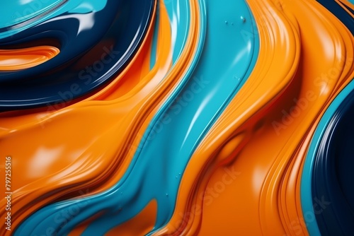 Abstract Swirling Colors Background