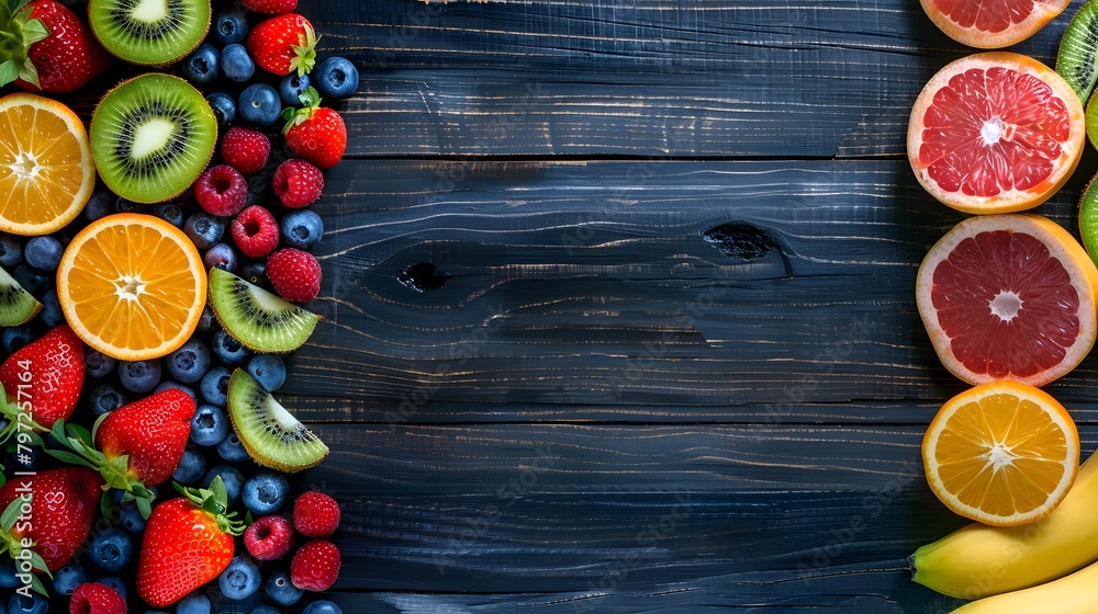 Healthy eating concept with a fresh fruit background for a balanced dieting lifestyle. For Design, Background, Cover, Poster, Banner, PPT, KV design, Wallpaper Healthy eating concept with a fresh fruit background for a balanced dieting lifestyle. For Design, Background, Cover, Poster, Banner, PPT, KV design, Wallpaper