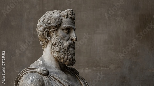 Ancient Roman Statue Portrait