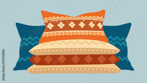 A set of plush handknit cushions featuring a stunning fair isle pattern in a lush blend of cashmere and silk..