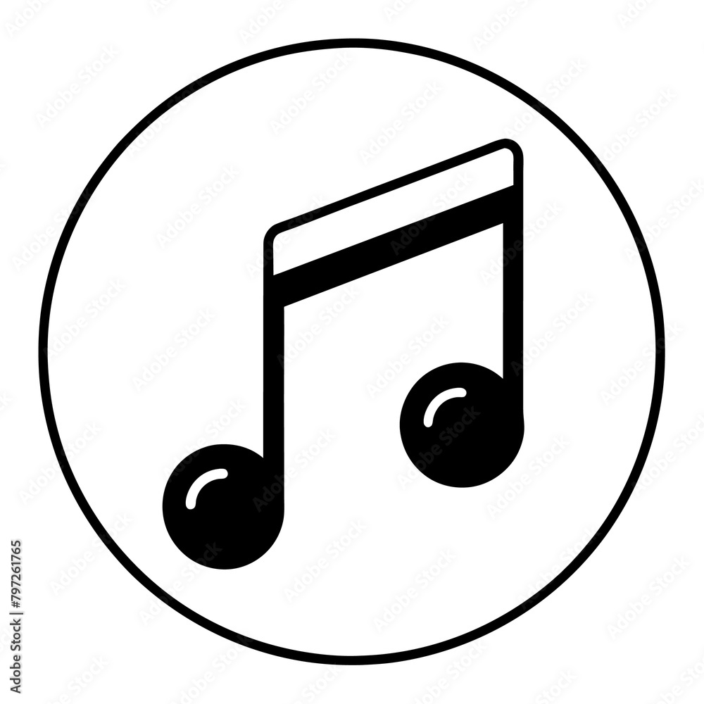 Music notes icon icon symbol (10) Music notes icon icon symbol (10)