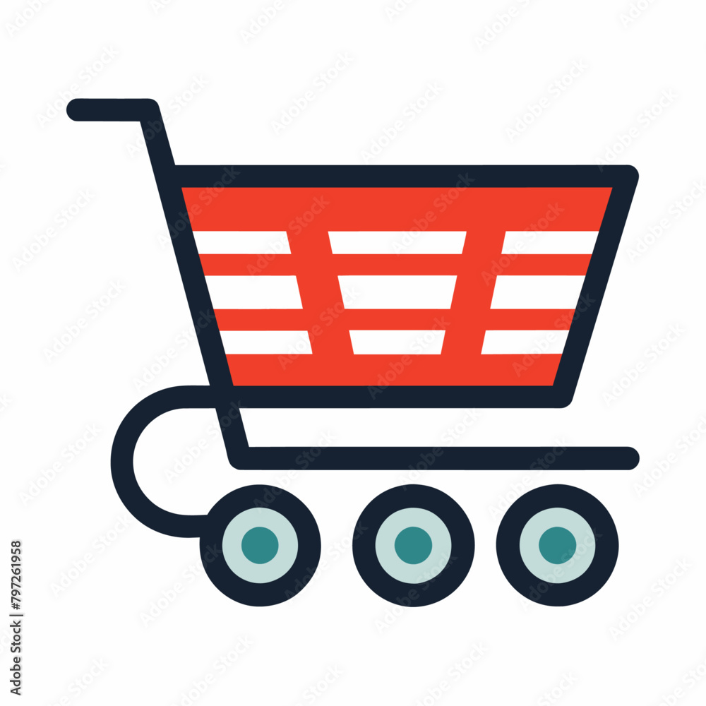 Shopping cart icon solid white background (6) Shopping cart icon solid white background (6)
