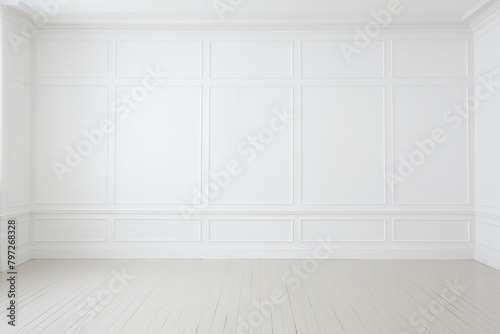 Empty white room architecture tranquility backgrounds.