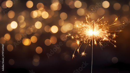 Fireworks illustration  happy new year