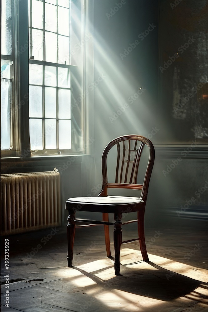a wall in the interior of the room with chairs a wall in the interior of the room with chairs
