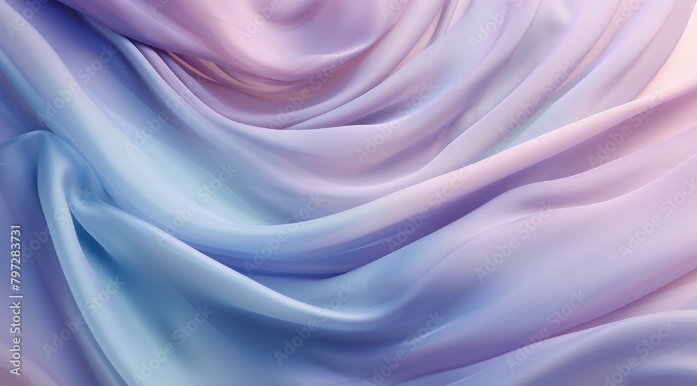 Elegant Wavy Silk Fabric Texture in Pastel Colors Elegant Wavy Silk Fabric Texture in Pastel Colors