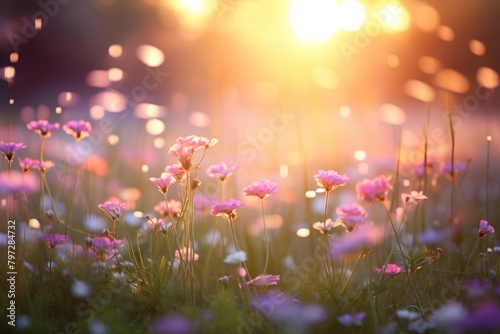 Blurred meadow background backgrounds sunlight outdoors. © Rawpixel.com
