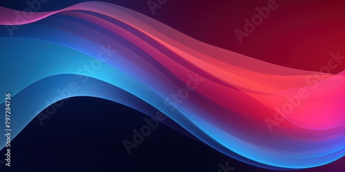Abstract Colorful Wavy Background