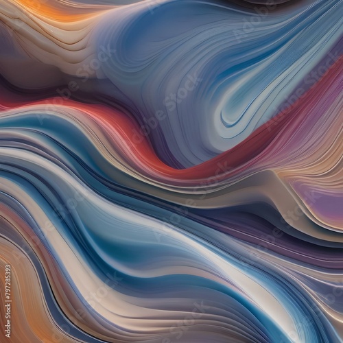 Dynamic waves of color flowing and undulating  like a river of light in perpetual motion  evoking a sense of tranquility and beauty  calming the mind4