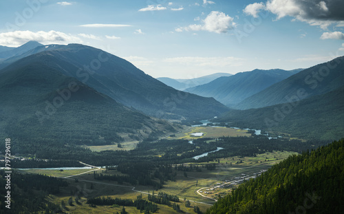 Scenery of Kanas Scenic Area in Altay Region  Xinjiang  China