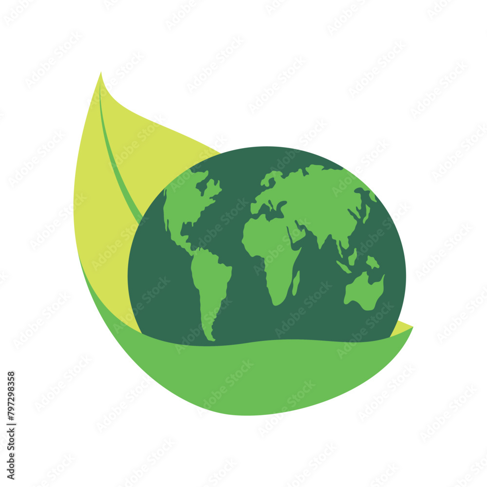 Obraz premium eco label planet