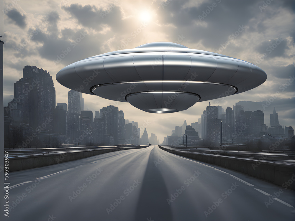 Naklejka premium ufo