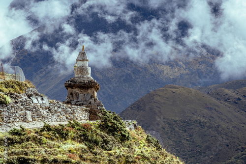 buddhist temple in the mountains