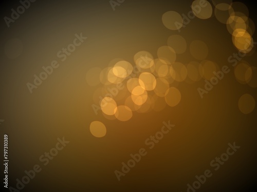 abstract gold color bokeh background