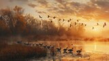 The haunting cry of migrating geese heralds the changing of the seasons in the northern hemisphere.
