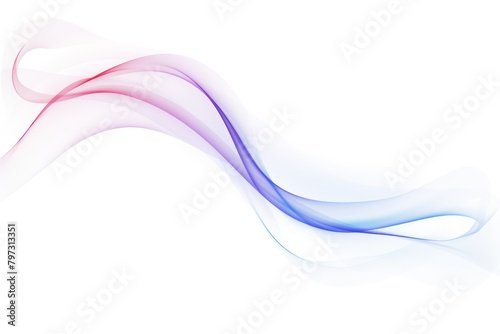 a blue and pink waves