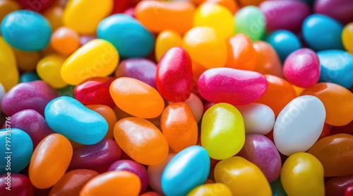 a pile of jelly beans photo