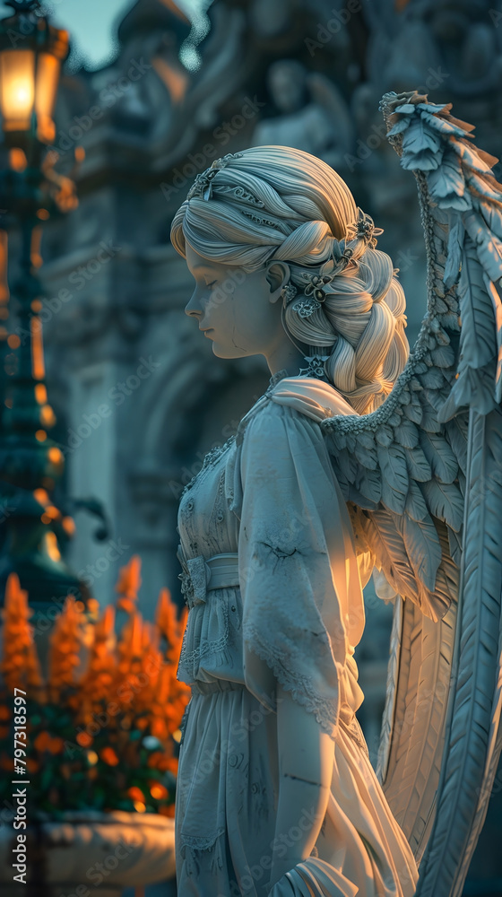 A Guardian Angel's Vigil:Shielding Against Temptation in the Embrace of Nightfall