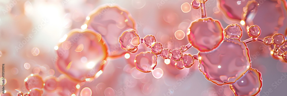 red pink abstract oil bubbles or face serum background. pink Oil and water bubbles molecule ,pink Bubbles oil or collagen serum for cosmetic product, banner poster
red pink abstract oil bubbles or face serum background. pink Oil and water bubbles molecule ,pink Bubbles oil or collagen serum for cosmetic product, banner poster