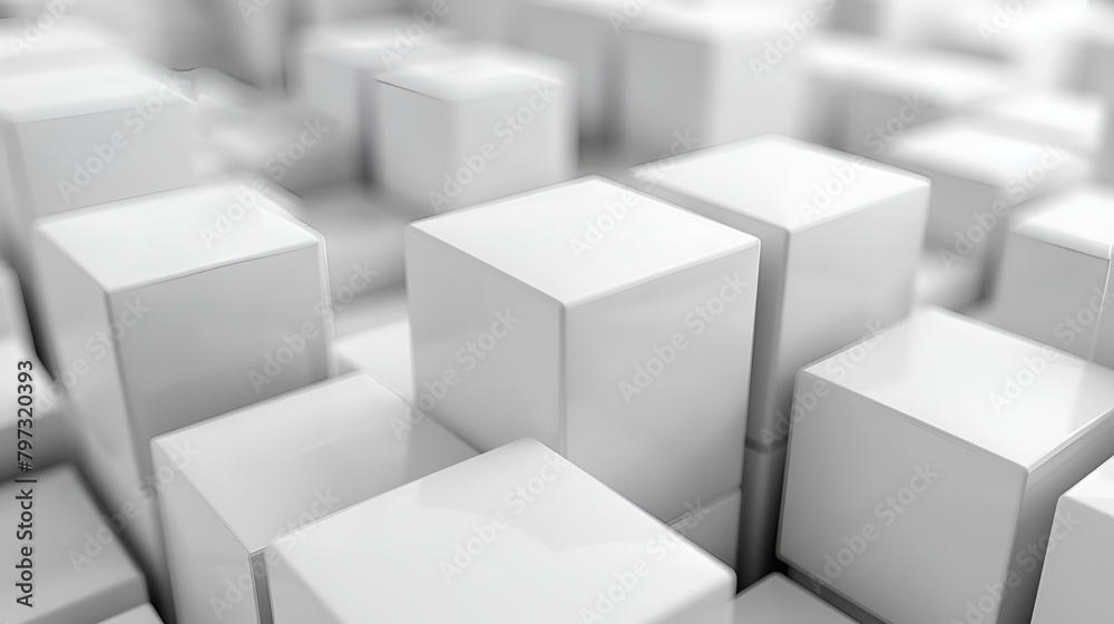 Abstract 3D white cubes background ,white & grey abstract perspective background ,White geometric hexagonal abstract background Abstract 3D white cubes background ,white & grey abstract perspective background ,White geometric hexagonal abstract background
