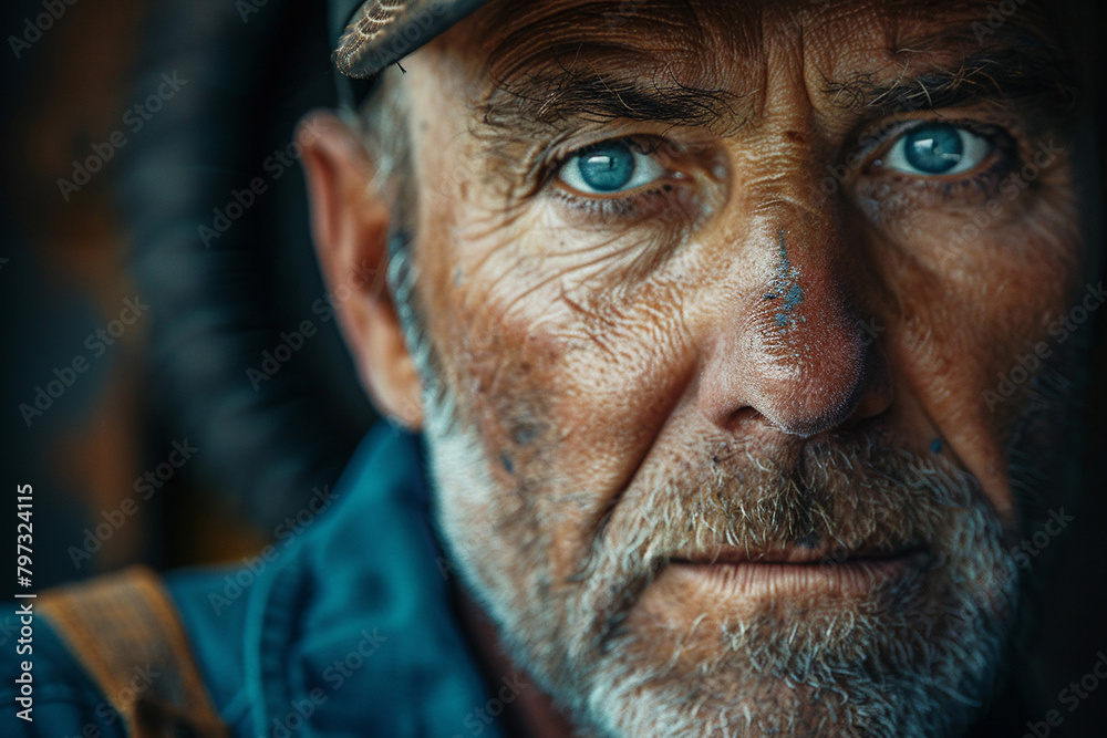 Obraz premium construction worker in construction site, construction worker, workers at work