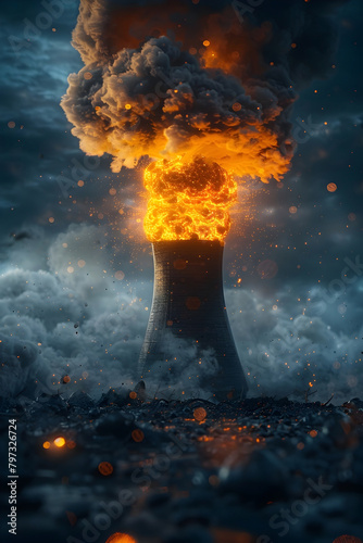 Massive Nuclear Detonation Unleashes Fiery Destruction in Cinematic