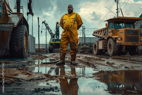 construction worker in construction site, construction worker, workers at work