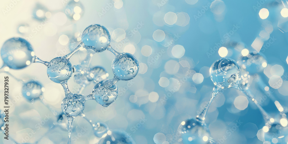  water drops and bubbles,,Collagen Skin Serum and Vitamin , bubbles in water, for beauty skin care cosmetics, spa products,abstract oil bubbles or face serum background. Oil and water bubbles .banner