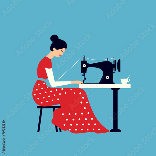 sewing machine and sewing