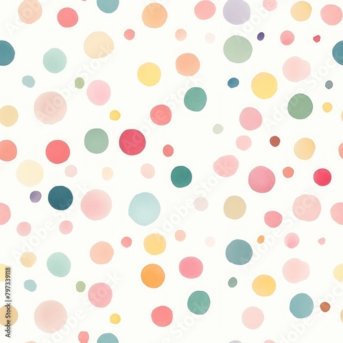 Polka dot pastel pattern backgrounds defocused.
