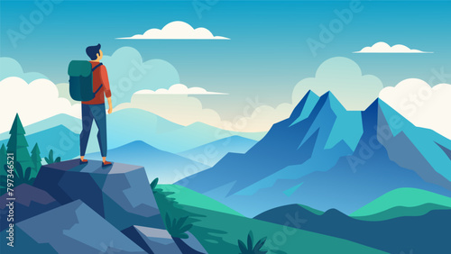 Hiking to a secluded mountain summit taking in the panoramic views and feeling a sense of peace and perspective as you disconnect from the chaos of.