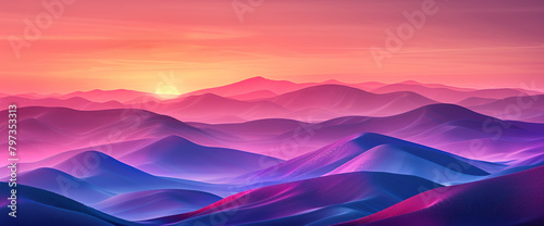 sunrise in mountains © Fizza 