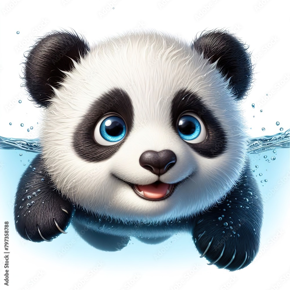 Fototapeta premium Cute Panda