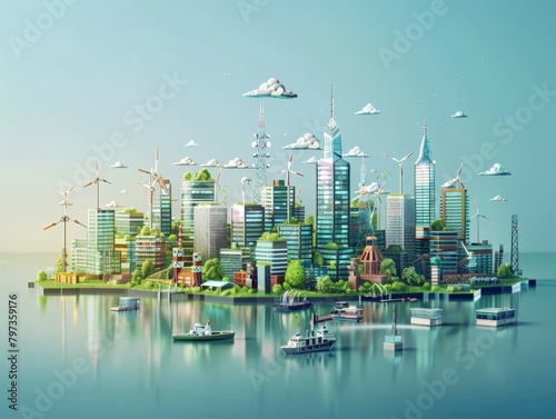  "Smart City with Smart Grid Systems" © mogamju
