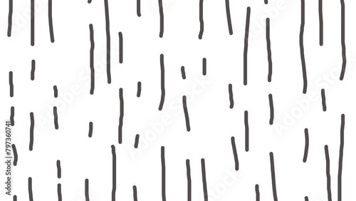 Animation in the form of vertical thick stripes running up and down and looking like rain. photo