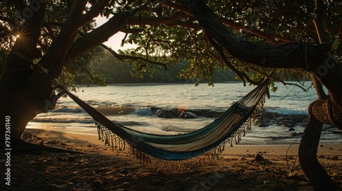 Hammocks swayed gently in the breeze, offering a peaceful respite from the hustle and bustle of everyday life.