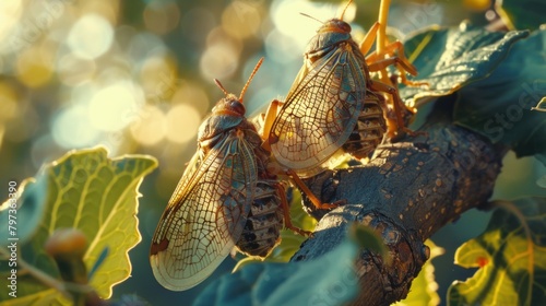 The gentle hum of cicadas provided the soundtrack to lazy afternoons spent lounging in the shade. photo