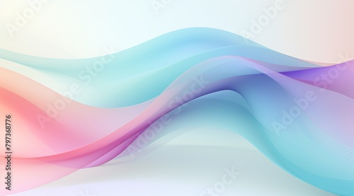 a colorful wavy lines on a white surface