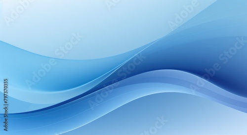 a blue and white wavy lines