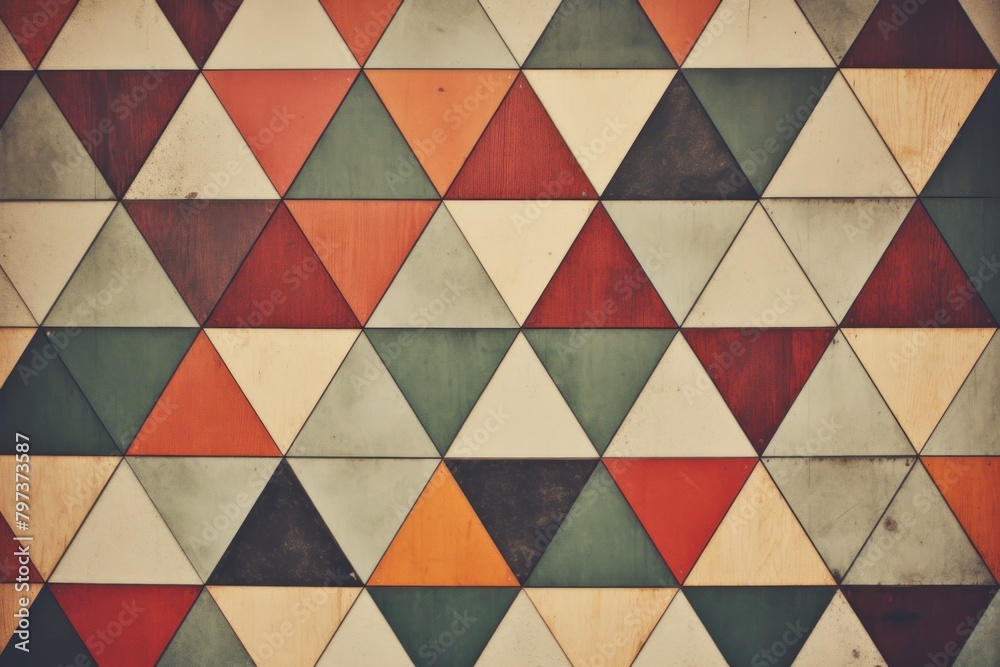 a pattern of triangles on a surface a pattern of triangles on a surface