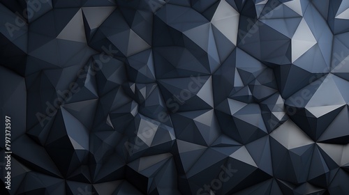a black and white polygonal background