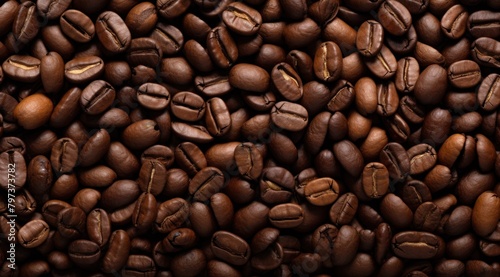 a pile of coffee beans