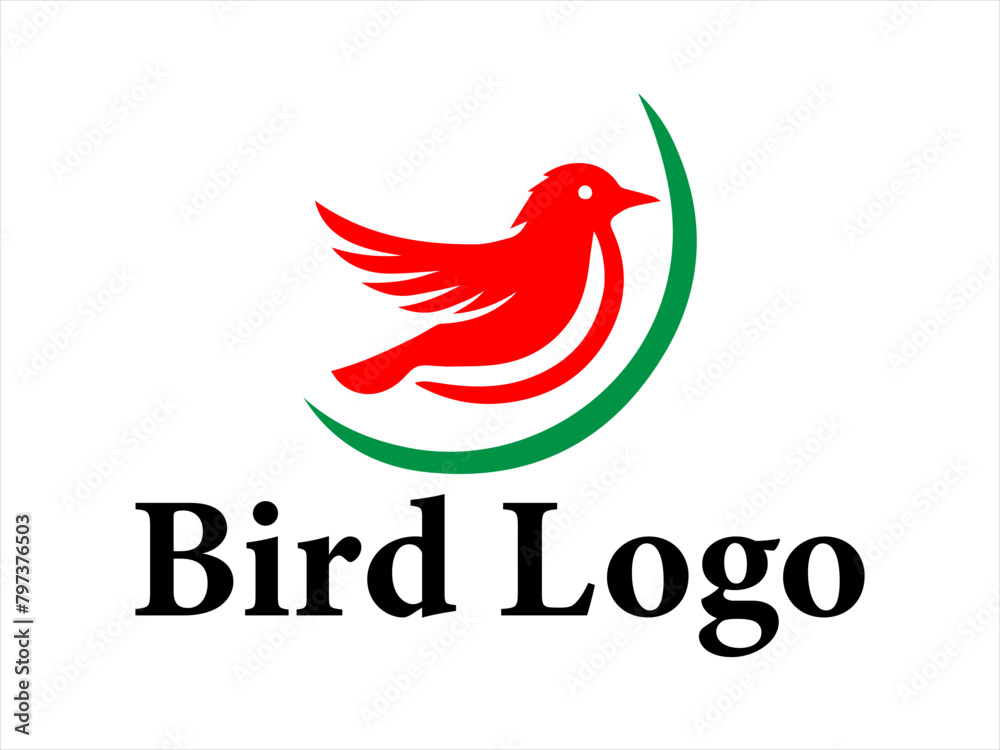 Fototapeta premium Bird logo design collection