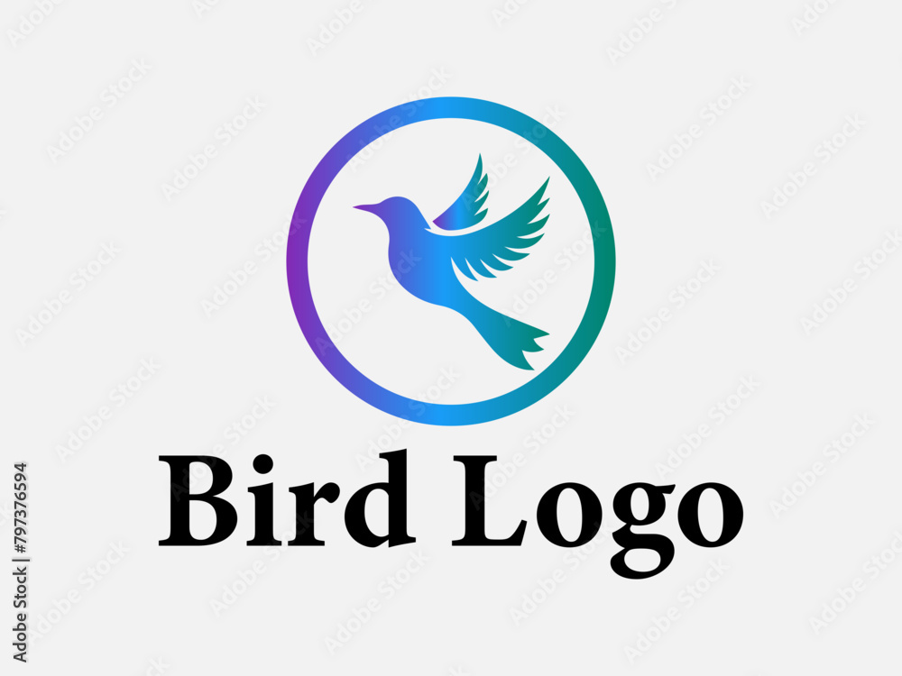 Fototapeta premium Bird logo collectiom design