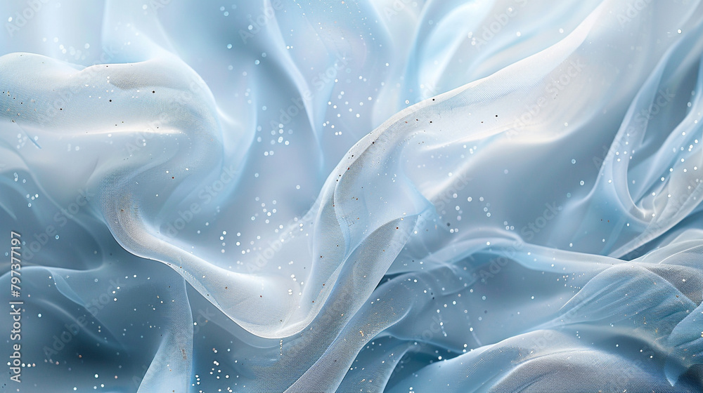 Obraz premium blue satin background