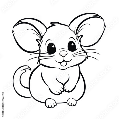 a cartoon of a mouse