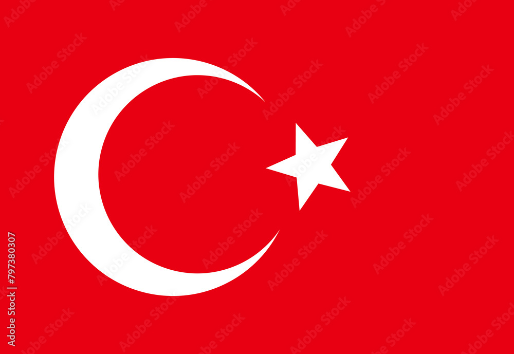 Turkey flag illustrator country flags Turkey flag illustrator country flags