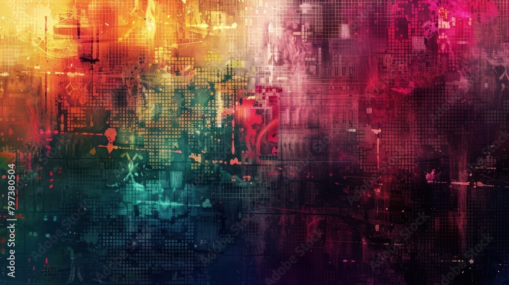 Fantastic abstract dynamic modern futuristic digital background concept wallpaper AI generated image Fantastic abstract dynamic modern futuristic digital background concept wallpaper AI generated image