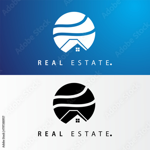 Free Vector Realstate illustration design.